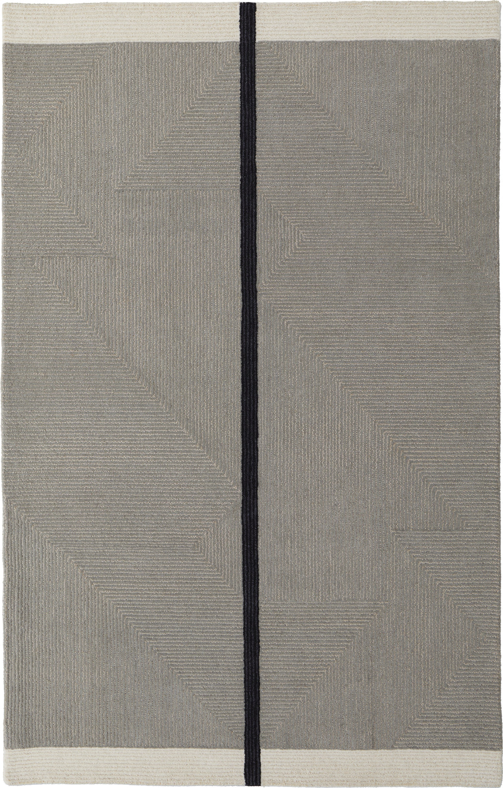 Feizy Maguire 8904F Gray/Black Area Rug main image