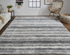 Feizy Mackay 8824F Charcoal Area Rug Lifestyle Image Feature