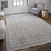 Feizy Marquette 3761F Gray/Blue Area Rug Lifestyle Image