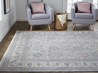 Feizy Marquette 3761F Gray/Blue Area Rug Lifestyle Image