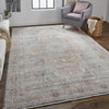 Feizy Marquette 3778F Rust/Blue Area Rug Lifestyle Image