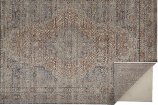 Feizy Marquette 3778F Rust/Blue Area Rug Lifestyle Image