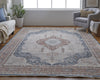 Feizy Marquette 39GRF Gray/Multi Area Rug Lifestyle Image