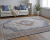 Feizy Marquette 39GRF Gray/Multi Area Rug Lifestyle Image