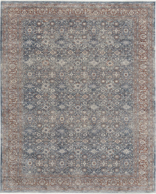 Feizy Marquette 39GTF Blue/Rust Area Rug main image