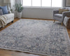 Feizy Marquette 39GUF Blue/Gray Area Rug Lifestyle Image Feature