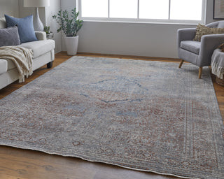 Feizy Marquette 39GVF Blue/Multi Area Rug Lifestyle Image