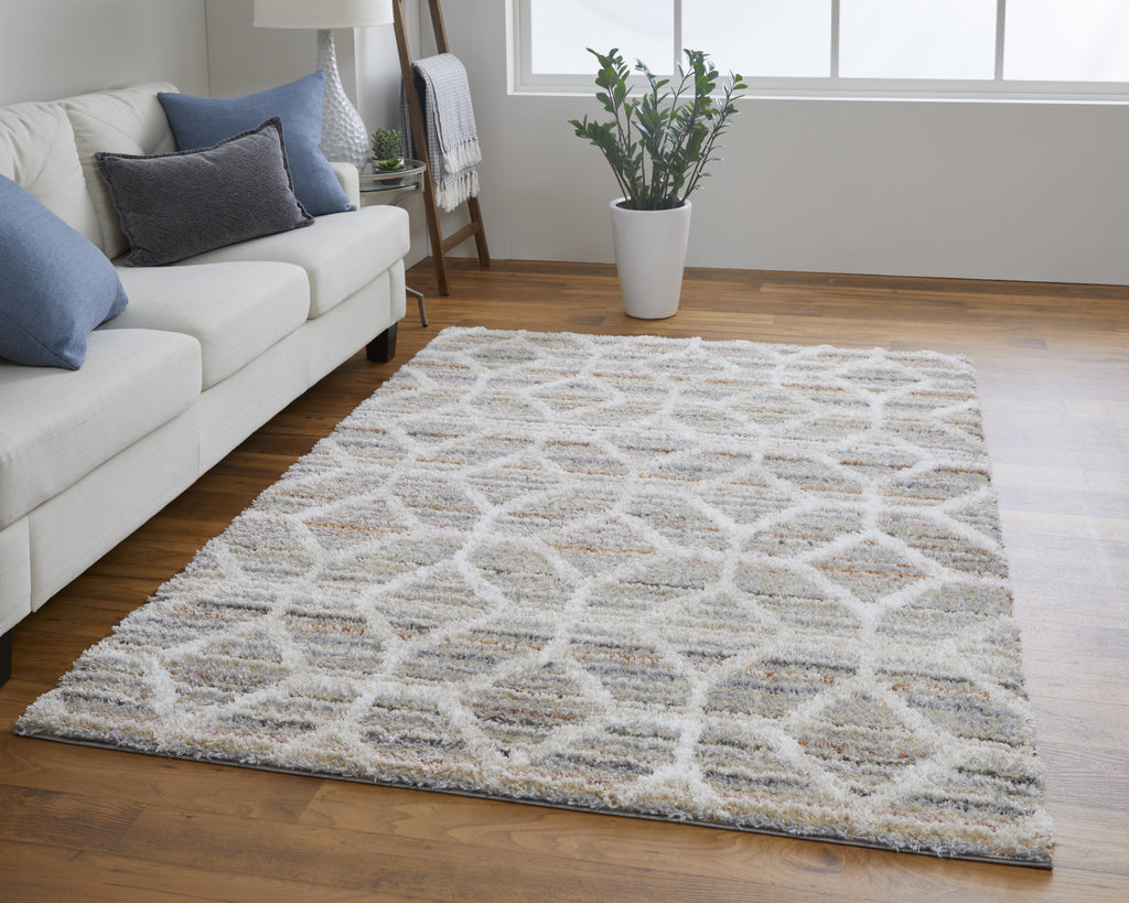 Feizy Mynka 39ICF Beige/Multi Area Rug Lifestyle Image Feature