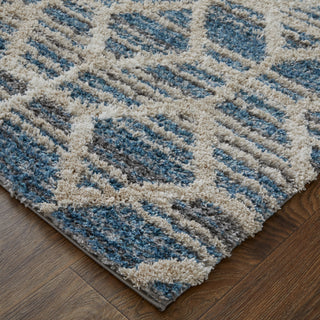 Feizy Mynka 39ICF Blue Area Rug Lifestyle Image