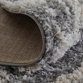 Feizy Mynka 39IDF Gray/Beige Area Rug Detail Image