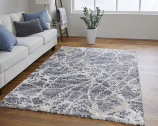 Feizy Mynka 39IDF Gray/Beige Area Rug Lifestyle Image Feature