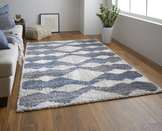 Feizy Mynka 39IFF Blue/Gray Area Rug Lifestyle Image