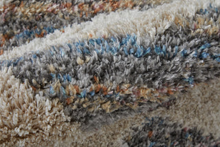 Feizy Mynka 39IFF Gray/Multi Area Rug Corner Image