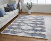 Feizy Mynka 39IFF Gray/Multi Area Rug Lifestyle Image Feature