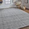 Feizy Naples 0751F Gray Area Rug Lifestyle Image