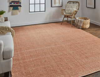 Feizy Naples 0751F Orange Area Rug Lifestyle Image