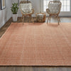 Feizy Naples 0751F Orange Area Rug Lifestyle Image