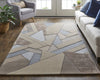 Feizy Nash 8851F Beige/Blue Area Rug Lifestyle Image Feature