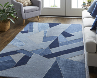 Feizy Nash 8851F Blue Area Rug Lifestyle Image