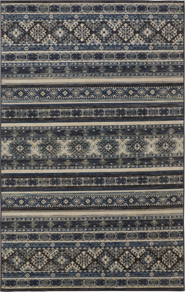 Feizy Nolan 39ATF Blue/Black Area Rug main image