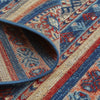 Feizy Nolan 39ATF Blue/Rust Area Rug Detail Image