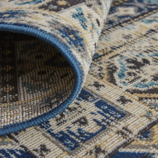 Feizy Nolan 39BYF Gray/Blue Area Rug Detail Image