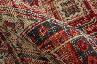 Feizy Nolan 39BZF Red/Orange Area Rug Corner Image