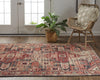 Feizy Nolan 39BZF Red/Orange Area Rug Lifestyle Image
