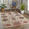 Feizy Nolan 39C9F Red/Ivory Area Rug Lifestyle Image Feature