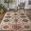 Feizy Nolan 39C9F Red/Ivory Area Rug Lifestyle Image