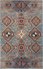 Feizy Nolan 39C9F Turquoise/Orange Area Rug main image
