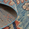Feizy Nolan 39C9F Turquoise/Orange Area Rug Detail Image