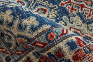 Feizy Nolan 39CAF Blue Multi Area Rug Corner Image