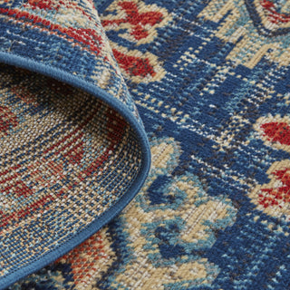 Feizy Nolan 39CAF Blue Multi Area Rug Detail Image