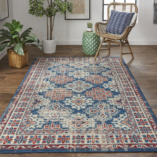 Feizy Nolan 39CAF Blue Multi Area Rug Lifestyle Image