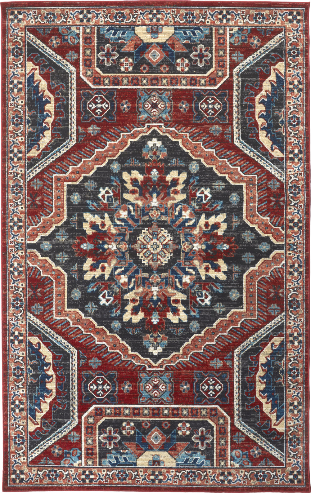 Feizy Nolan 39BZF Red/Orange Area Rug – Incredible Rugs and Decor
