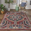 Feizy Nolan 39CDF Red Multi Area Rug Lifestyle Image