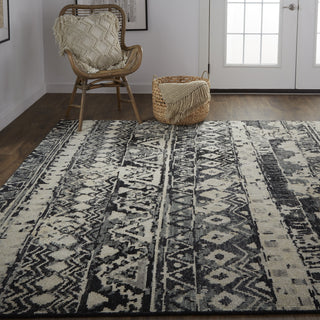 Feizy Palomar 6630F Gray/Tan Area Rug Lifestyle Image