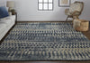 Feizy Palomar 6632F Blue/Beige Area Rug Lifestyle Image Feature