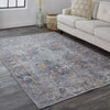Feizy Percy 39AFF Blue Area Rug Lifestyle Image