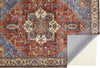 Feizy Percy 39AHF Rust/Blue Area Rug Lifestyle Image