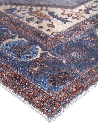 Feizy Percy 39AKF Blue/Brown Area Rug Lifestyle Image