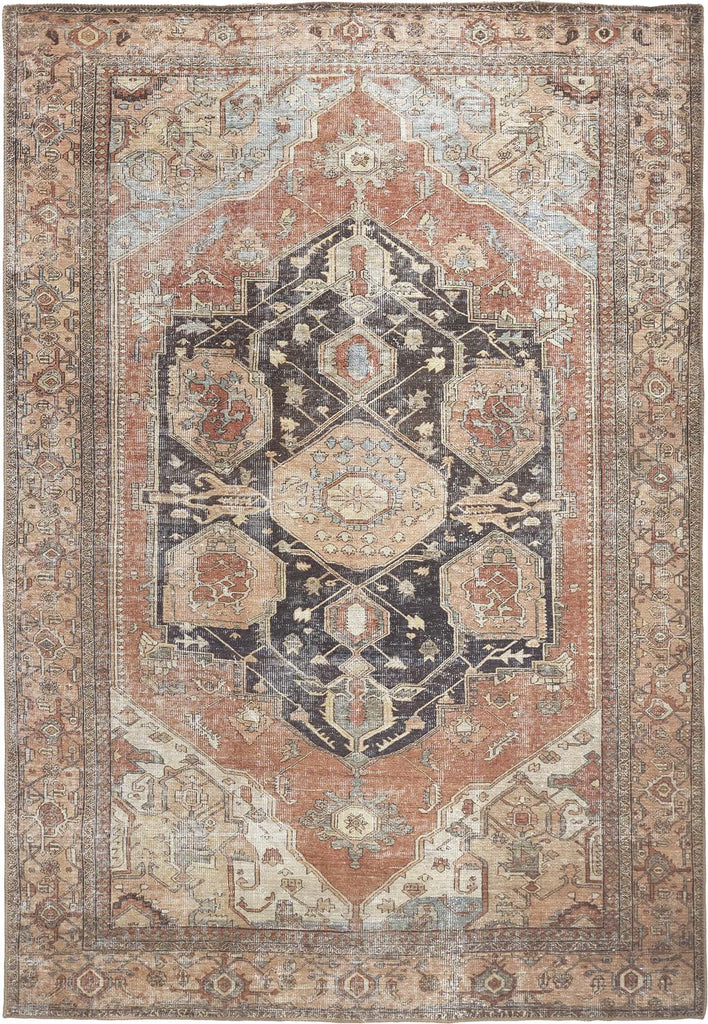 Feizy Percy 39ALF Orange/Pink Area Rug main image