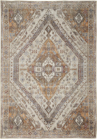 Feizy Percy 39ANF Rust/Blue Area Rug main image