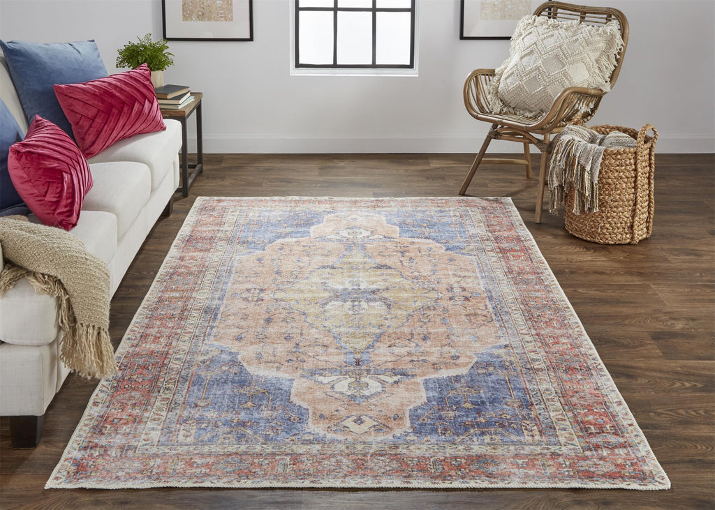 Feizy Percy 39APF Tan/Ivory Area Rug Lifestyle Image Feature