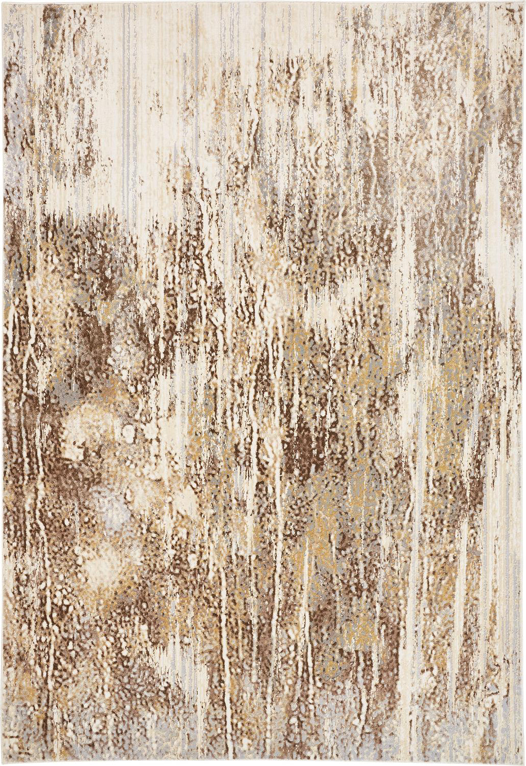 Feizy Parker 3705F Ivory/Brown Area Rug main image