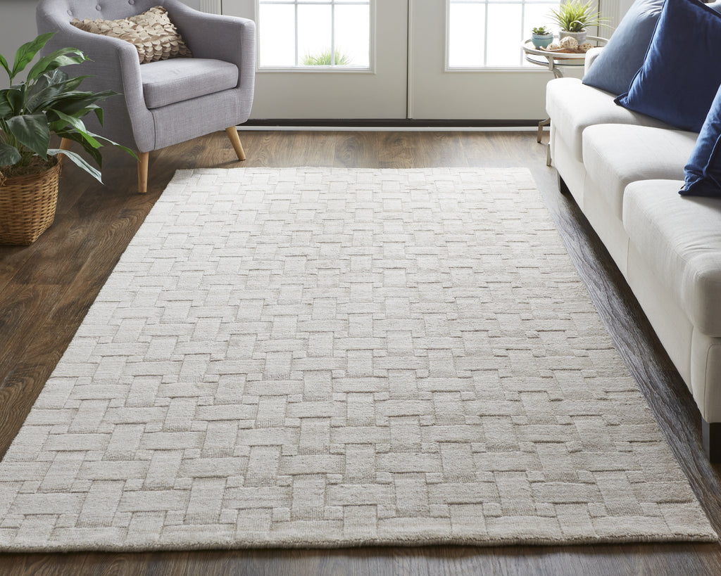 Feizy Redford 8669F Tan Area Rug Lifestyle Image Feature