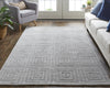 Feizy Redford 8670F Beige/Gray Area Rug Lifestyle Image Feature