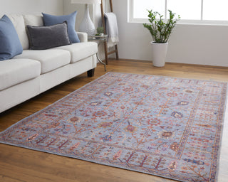 Feizy Rawlins 39HEF Light Blue/Multi Area Rug Lifestyle Image