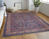 Feizy Rawlins 39HGF Navy/Multi Area Rug Lifestyle Image Feature